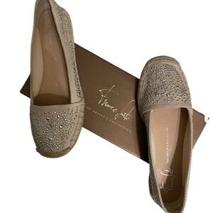 Franco Sarto Wool Canvas Shoes - SZ 6M